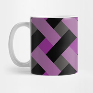 'Zagga' - in Purple, Lilac, Grey and Black Mug